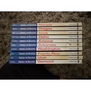 Lot of 10 America the Beautiful books Scholastic Childrens Press Like New